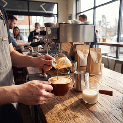 Espresso measuring glass