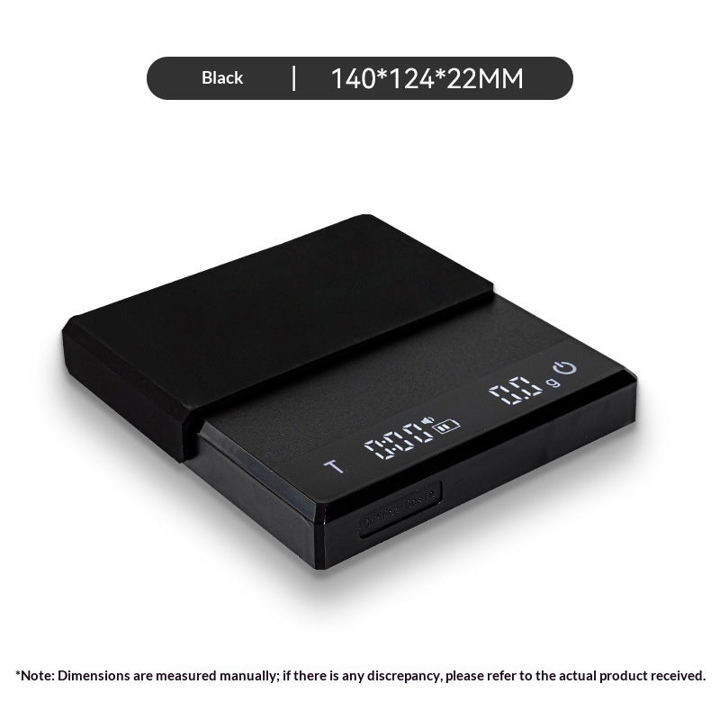 Espresso scale in black
