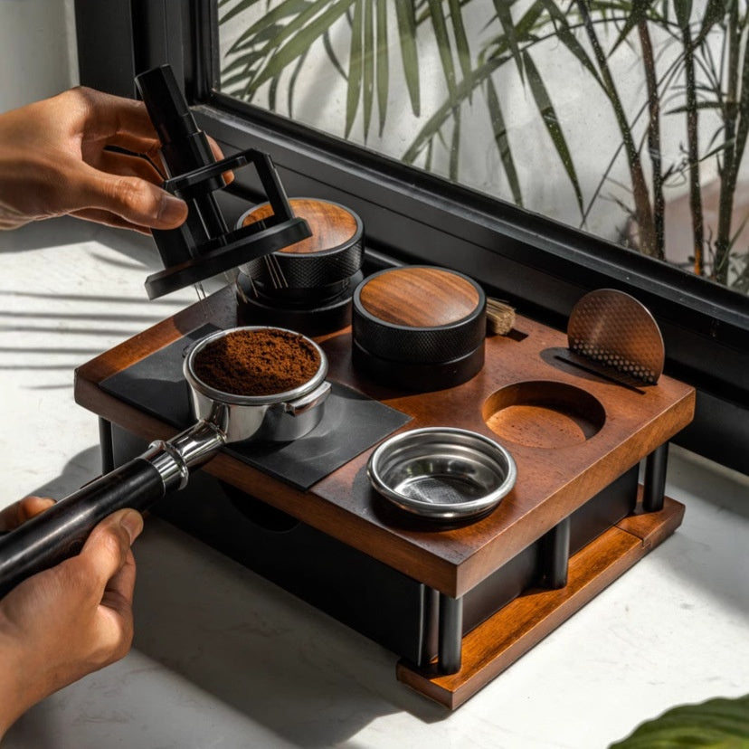 Wooden Tamping Station