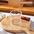 Double-spout espresso measuring glass