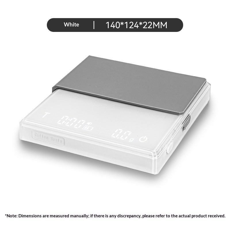 Espresso scale in white
